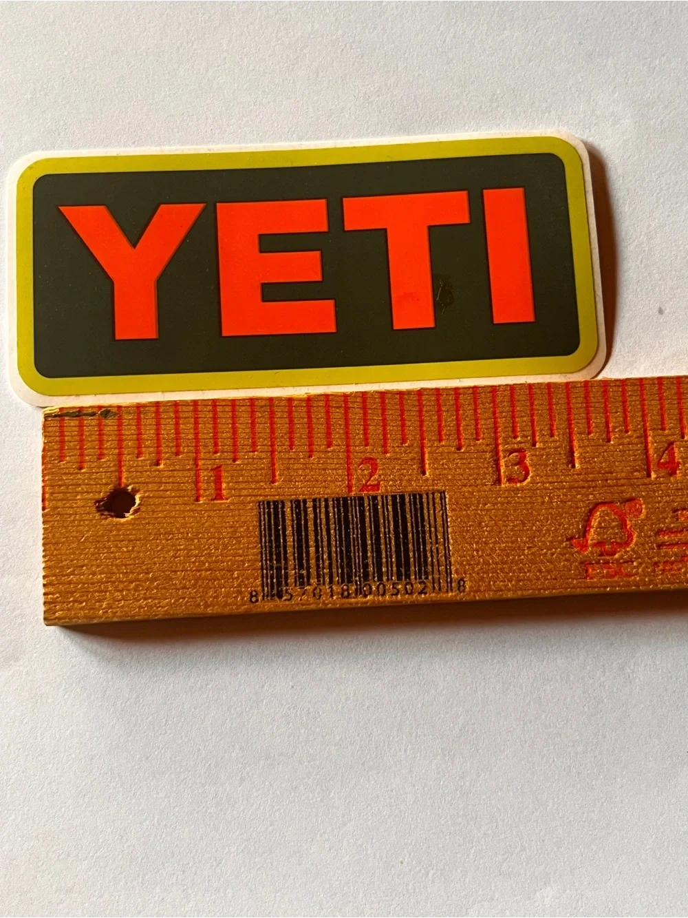 YETI Sticker 4” x 1 3/4” Yeti mug cup Yeti cooler yeti